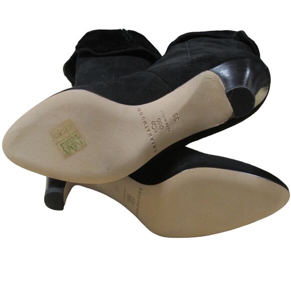 Brian Atwood Sierra Over the Knee Boots with Fur Cuff Black Women's Sz 35 (US 5) - Picture 7 of 12